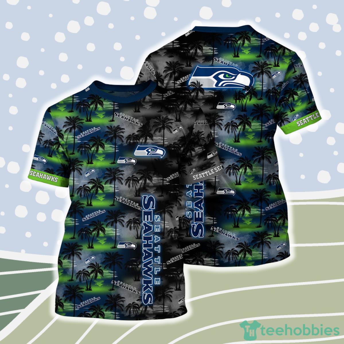 Seattle Seahawks NFL Shirt Palm Trees Graphic For Men And Women Product Photo 1