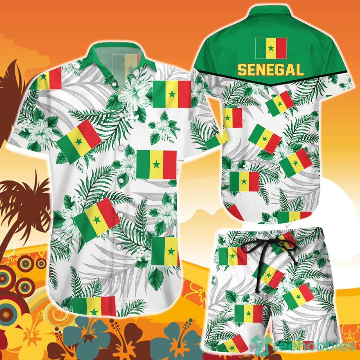 Senegal National Soccer Team Qatar World Cup 2022 Season Winter World Cup 3D Hawaiian Shirt and Short Product Photo 1