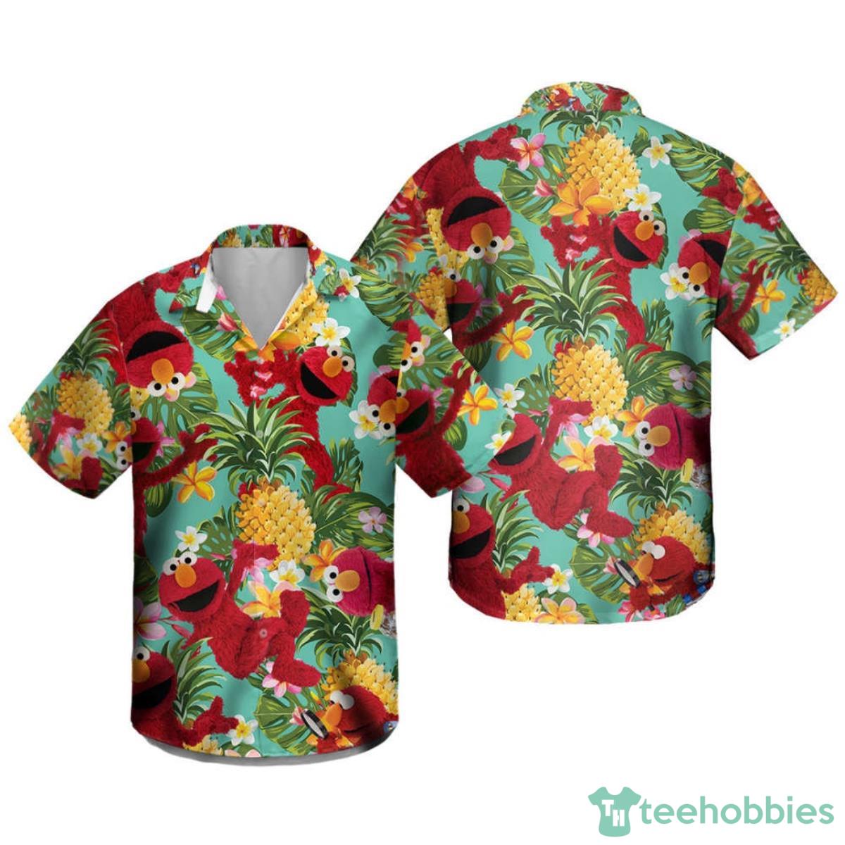 Sesame Street Elmo Hawaiian Shirt Perfect Gift Product Photo 1