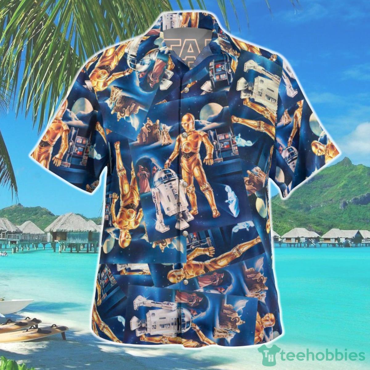 Star Wars C 3Po And R2 D2 Hawaiian Shirt Summer Aloha Shirt For Men Women Perfect Gift Product Photo 2
