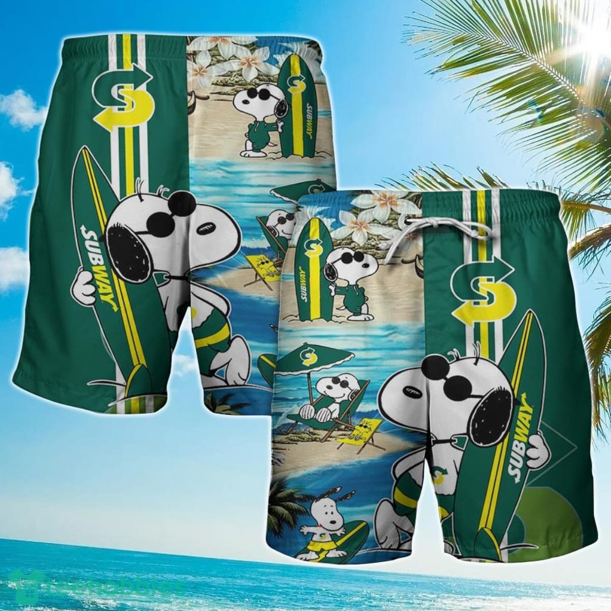 SubWay Food Beach Hawaiian Shirts For Men And Women Product Photo 2