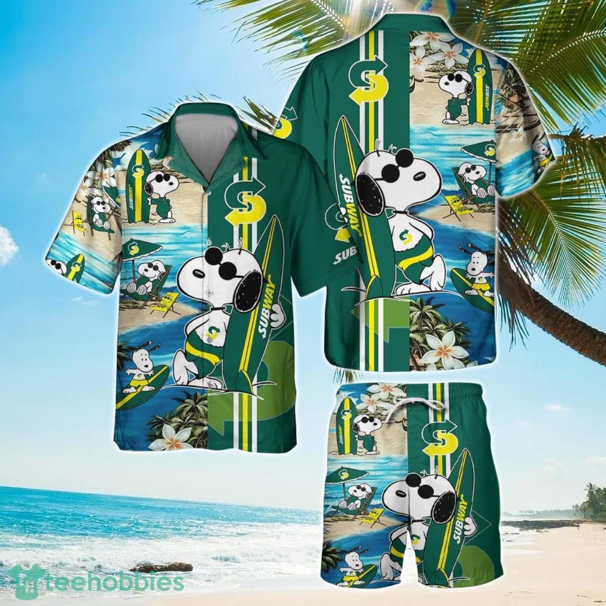 SubWay Food Beach Hawaiian Shirts For Men And Women Product Photo 1