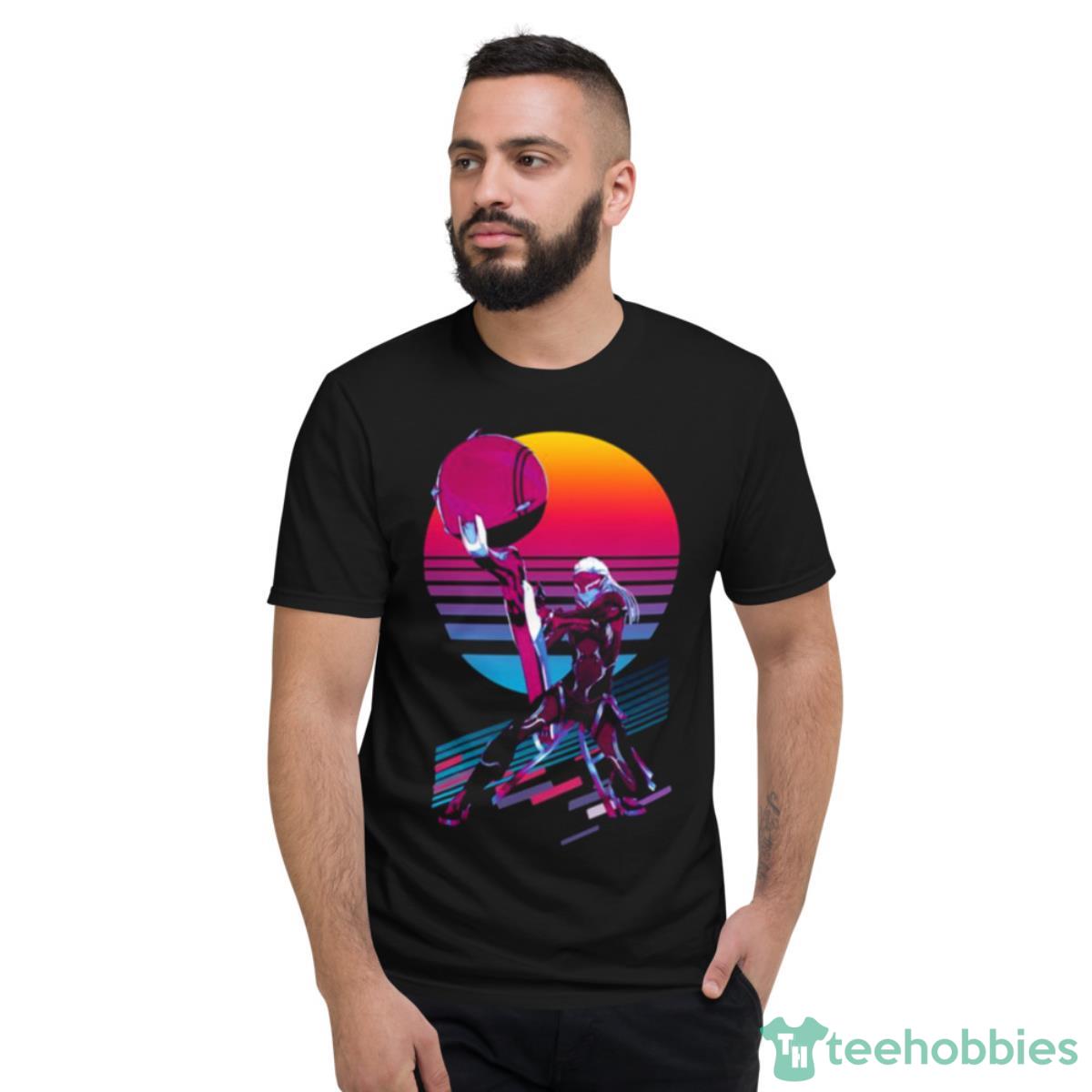 Sunset Design Blue Protocol Heavy Smasher Character Shirt - Short Sleeve T-Shirt