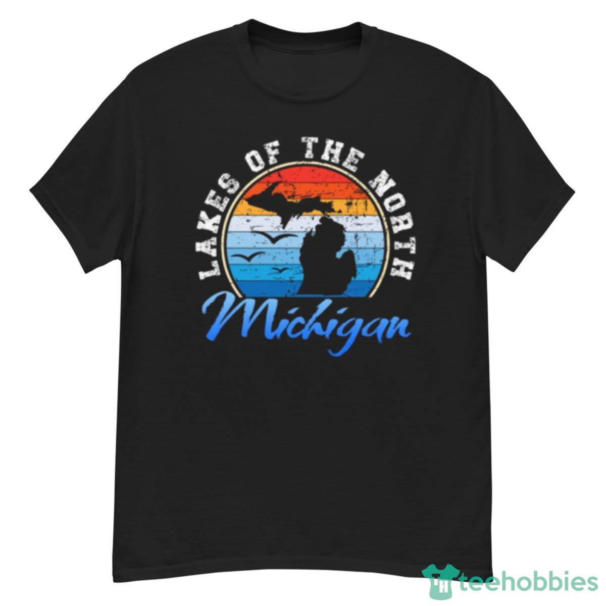 Sunset Design Lakes Of The North Michigan Shirt - G500 Men’s Classic T-Shirt