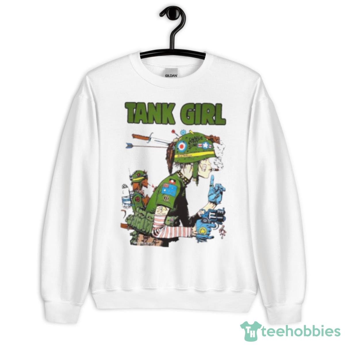 Tank Girl Smoking Shirt - Unisex Heavy Blend Crewneck Sweatshirt
