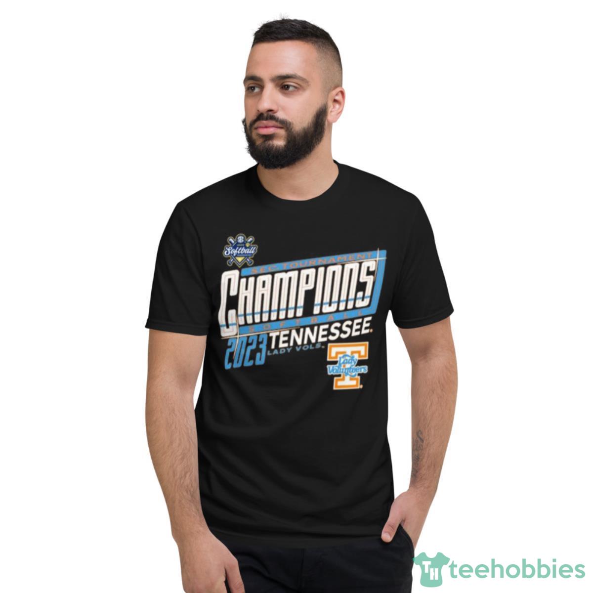 Tennessee Lady Vols 2023 SEC Softball Conference Tournament Champions Locker Room T Shirt - Short Sleeve T-Shirt