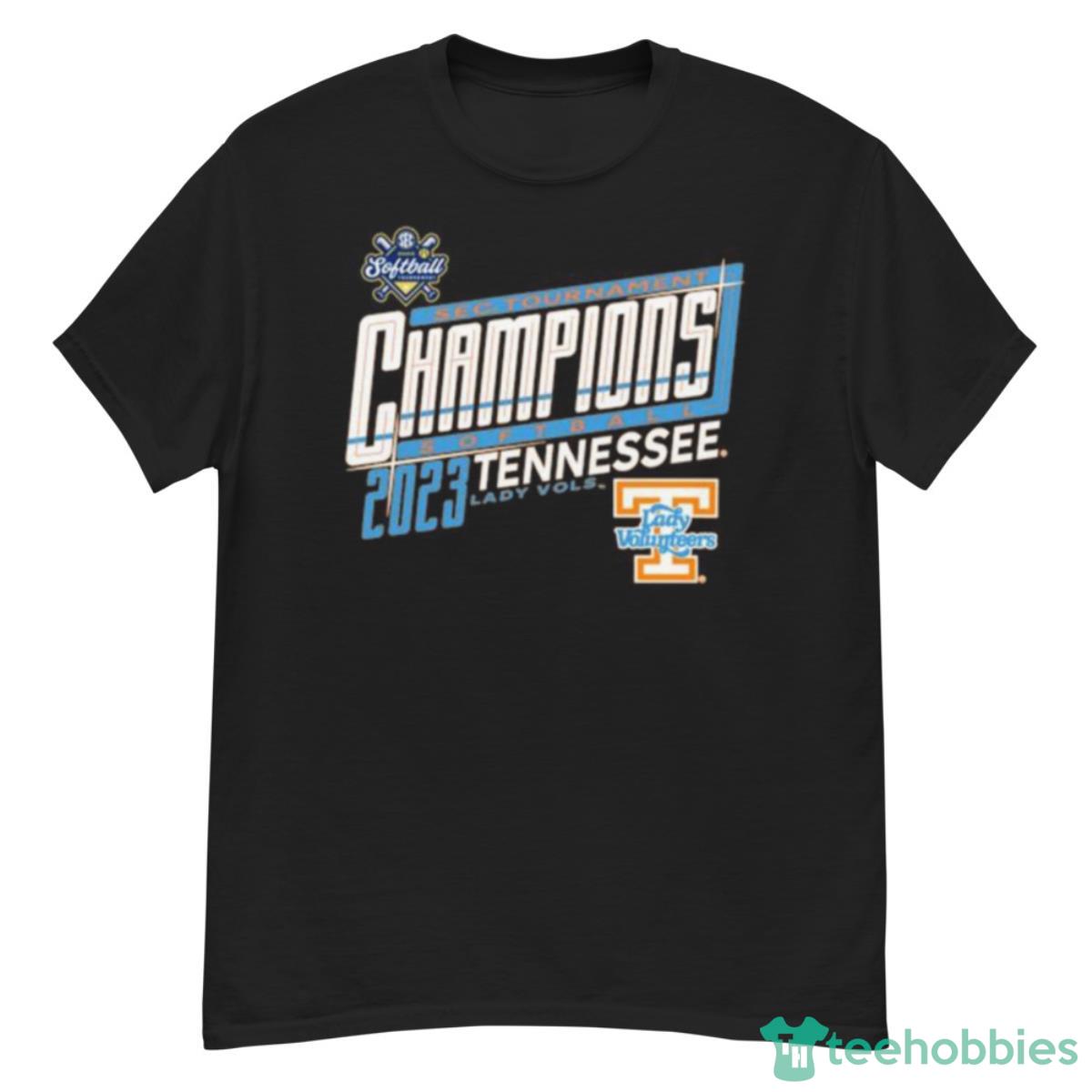 Tennessee Lady Vols 2023 SEC Softball Conference Tournament Champions Locker Room T Shirt - G500 Men’s Classic T-Shirt