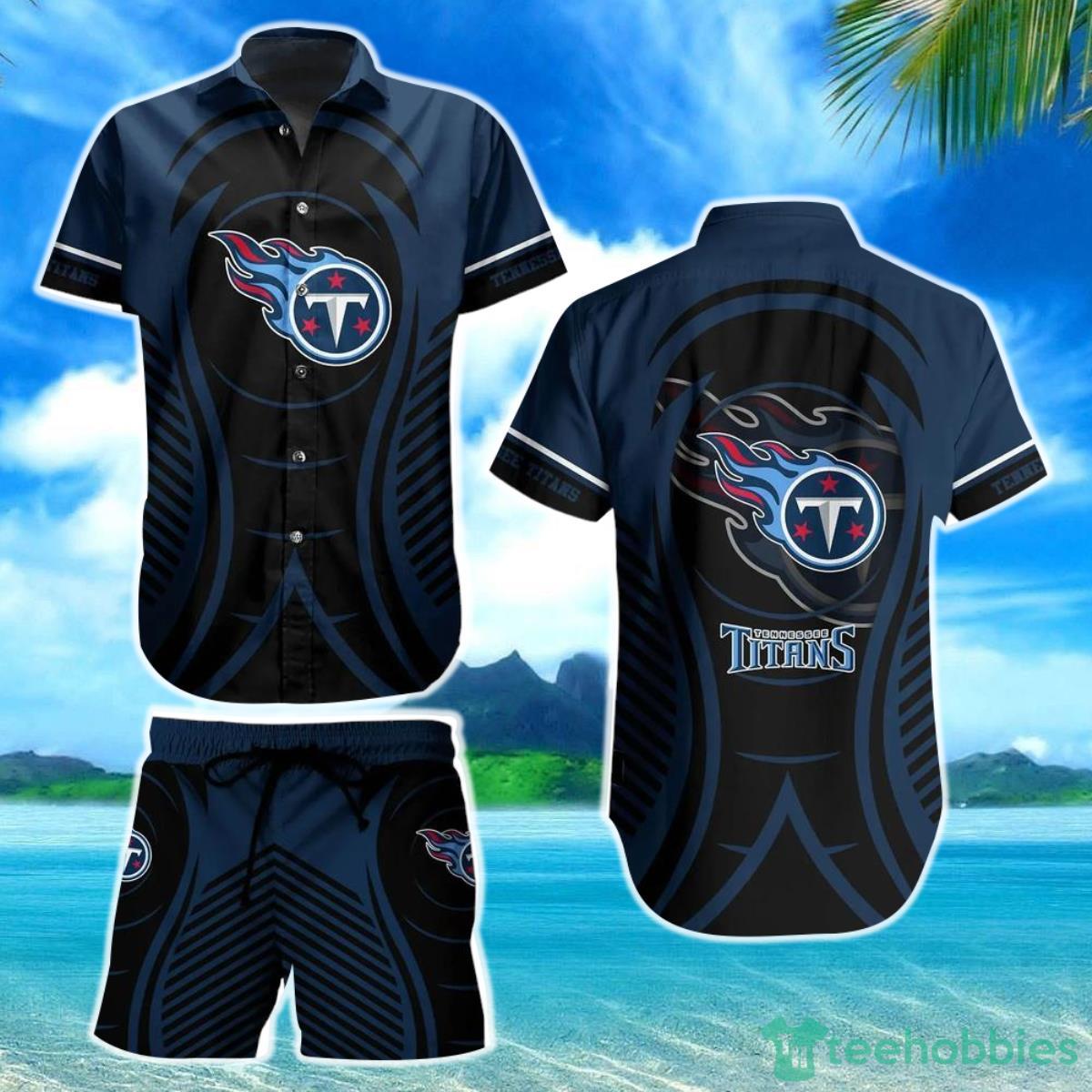 Tennessee Titans NFL Hawaiian Shirt And Short New Collection Summer Best Gift For Big Fans Product Photo 1