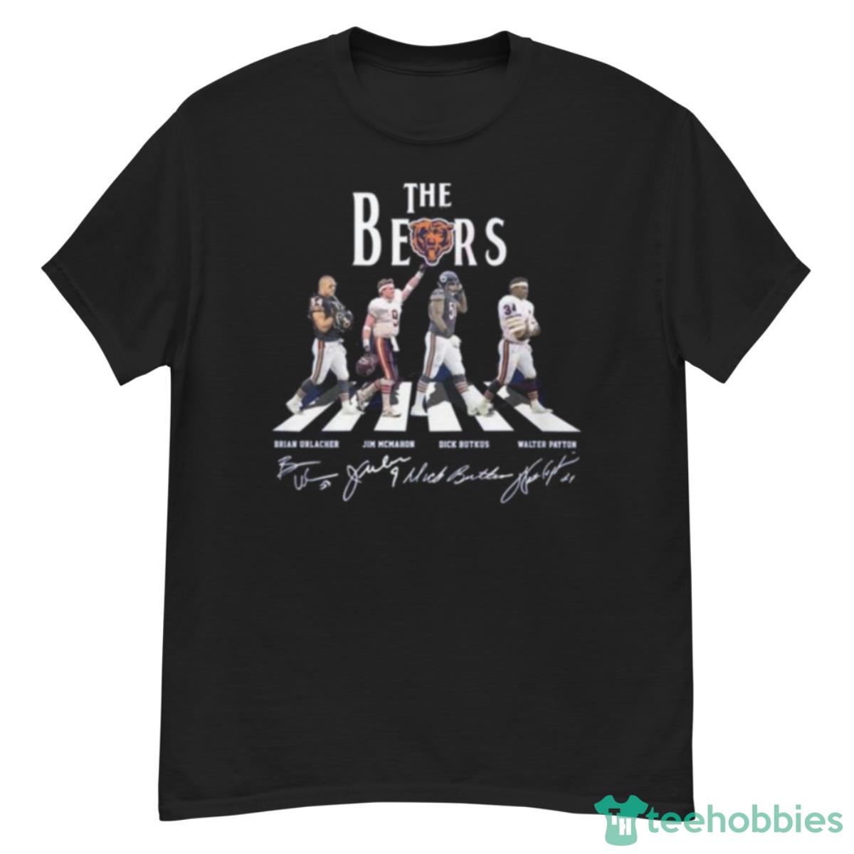 The Bears Urlacher Mcmahon Butkus And Peyton Abbey Road Signatures Shirt - G500 Men’s Classic T-Shirt