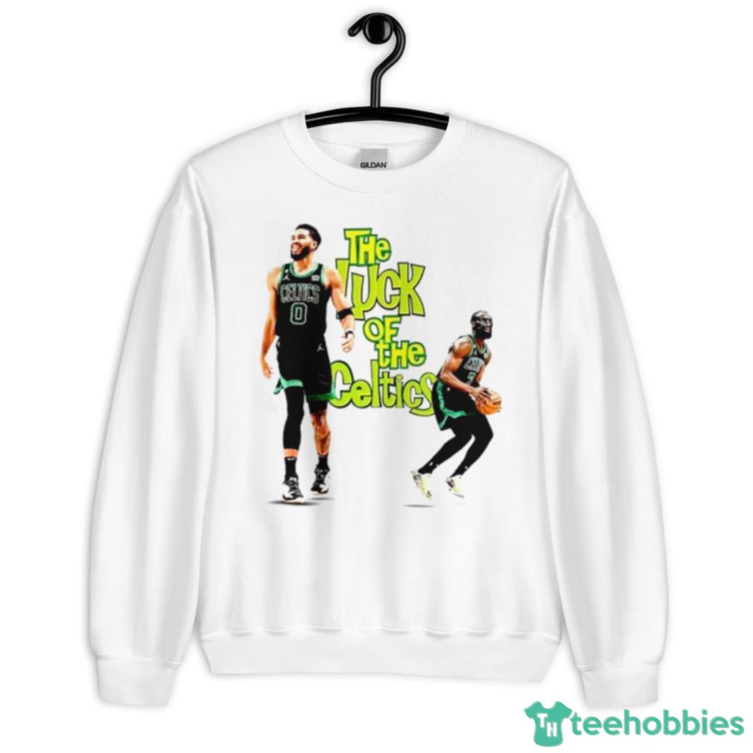 The Luck Of The Boston Celtics Jayson Tatum And Jaylen Brown Shirt - Unisex Heavy Blend Crewneck Sweatshirt