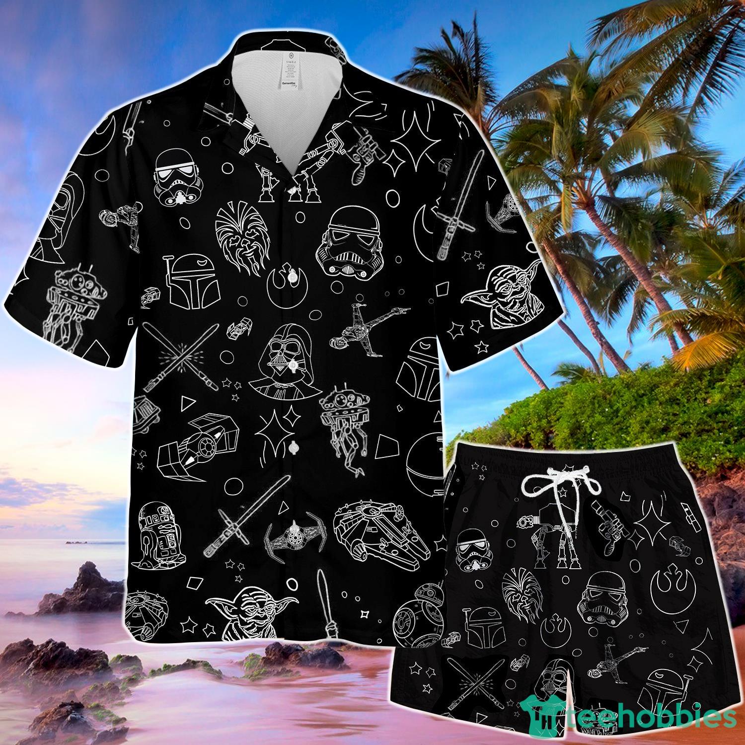 The Perfect Hawaiian Shirt And Short for Star Wars Fans Product Photo 1