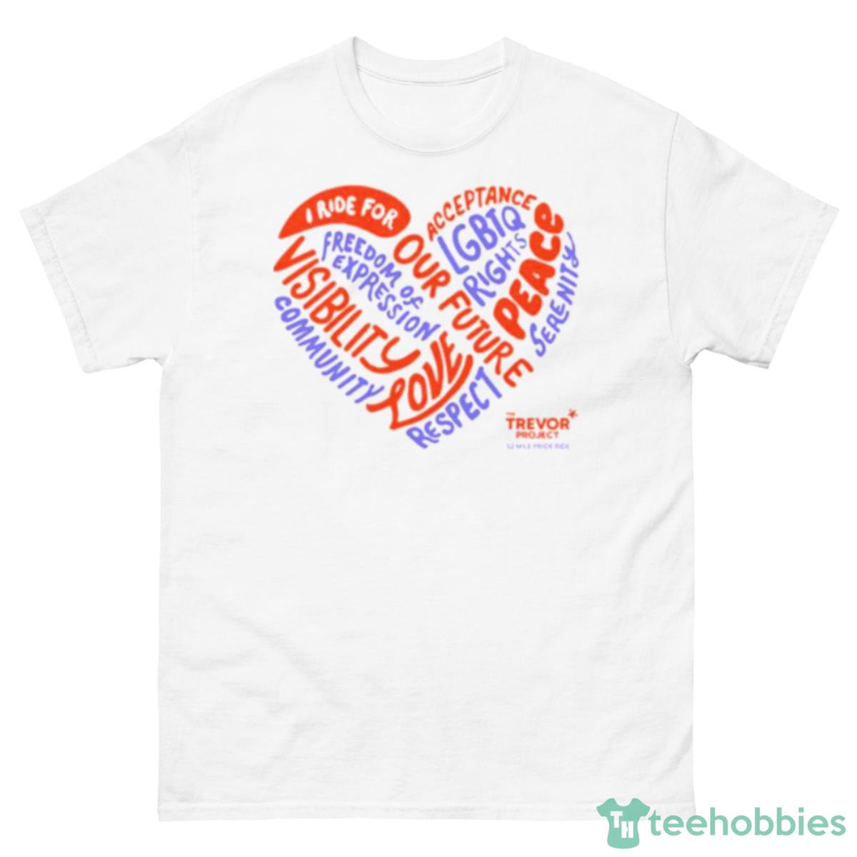 The Trevor Project Pride Ride Shirt - 500 Men’s Classic Tee Gildan