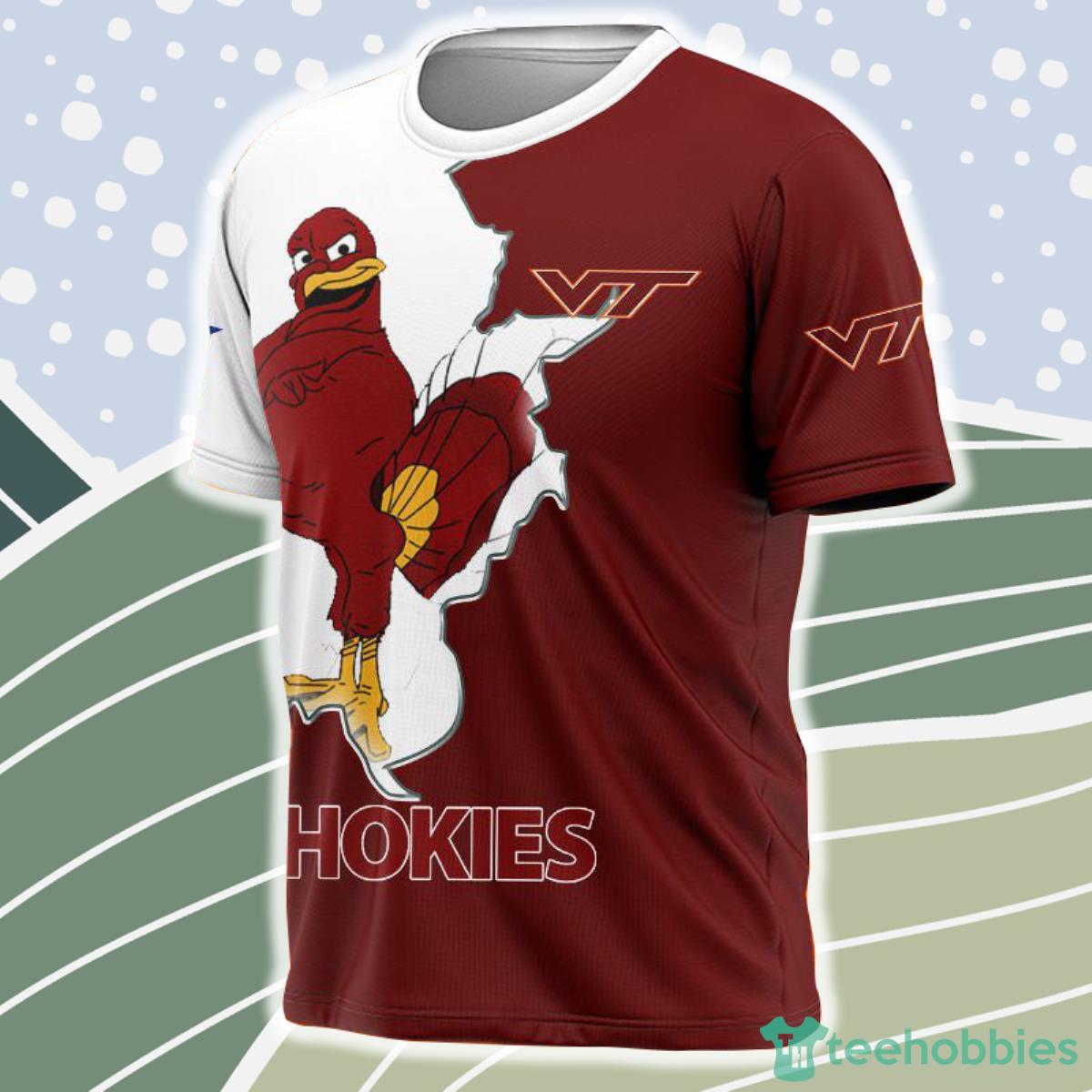 Virginia Tech Hokies NCAA Shirt 3D For Men And Women Product Photo 1