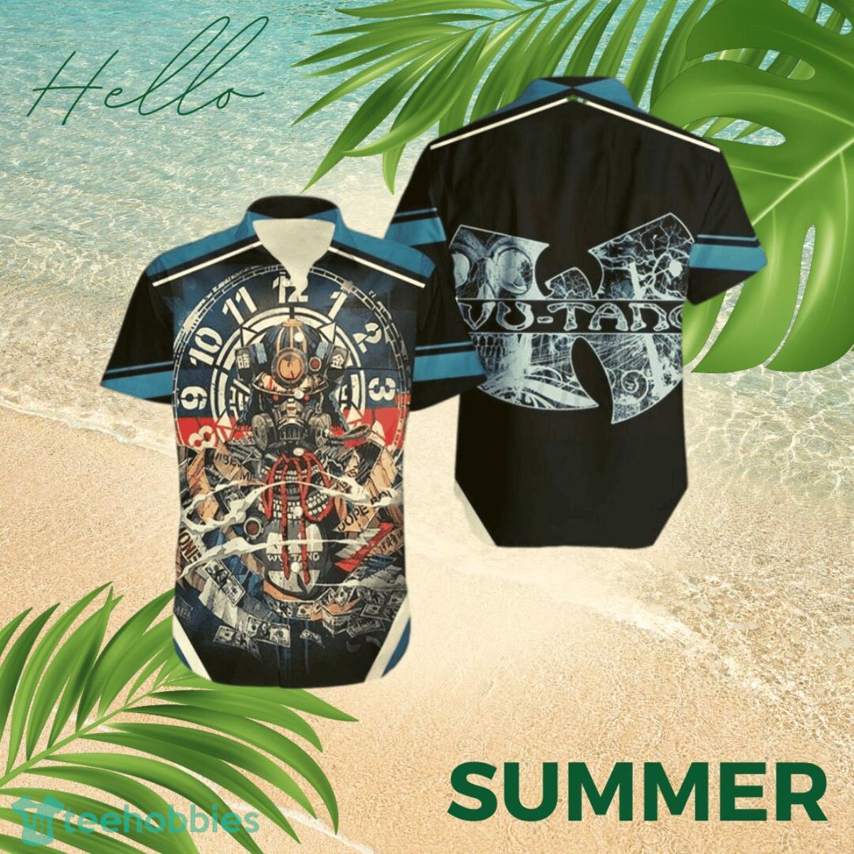 W Tang Band Clan Dragon 76 Time Is Money Legend Rapper Hip Hop Hot Hawaiian Shirt Product Photo 1