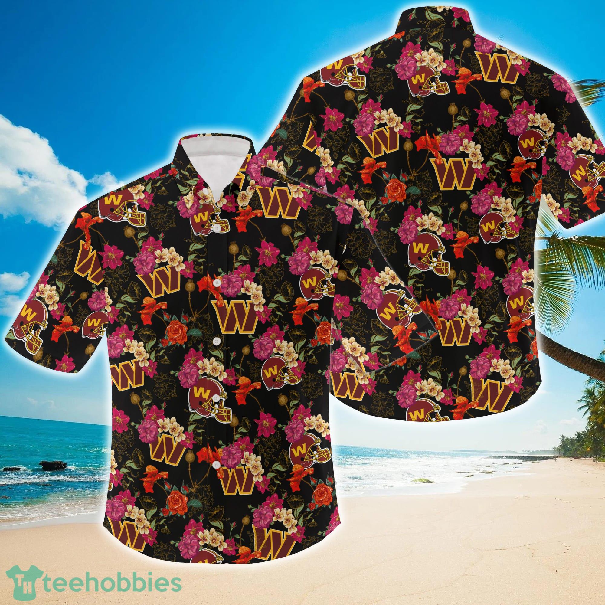 Washington Commanders Hawaiian Shirt Product Photo 1