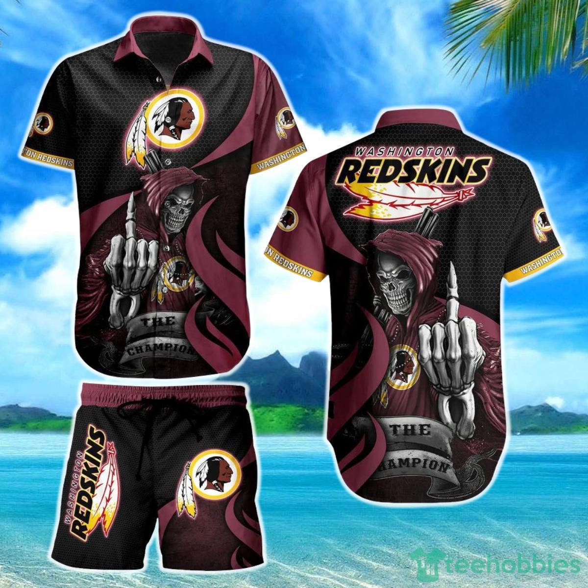 Washington Redskins NFL Football Hawaiian Shirt And Short Graphic Summer The Champion Gift For Men Women Product Photo 1