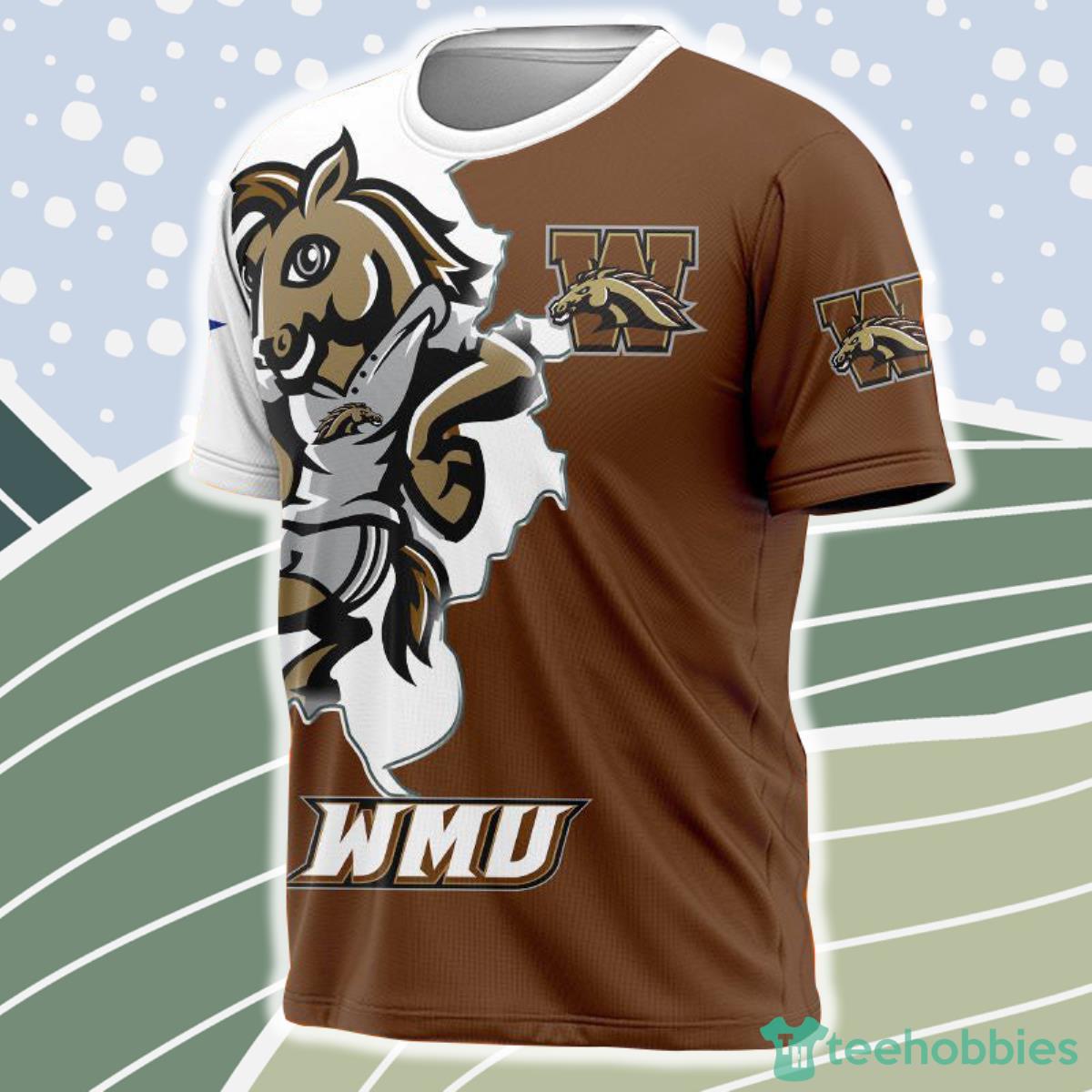 Western Michigan NCAA Shirt 3D For Men And Women Product Photo 1