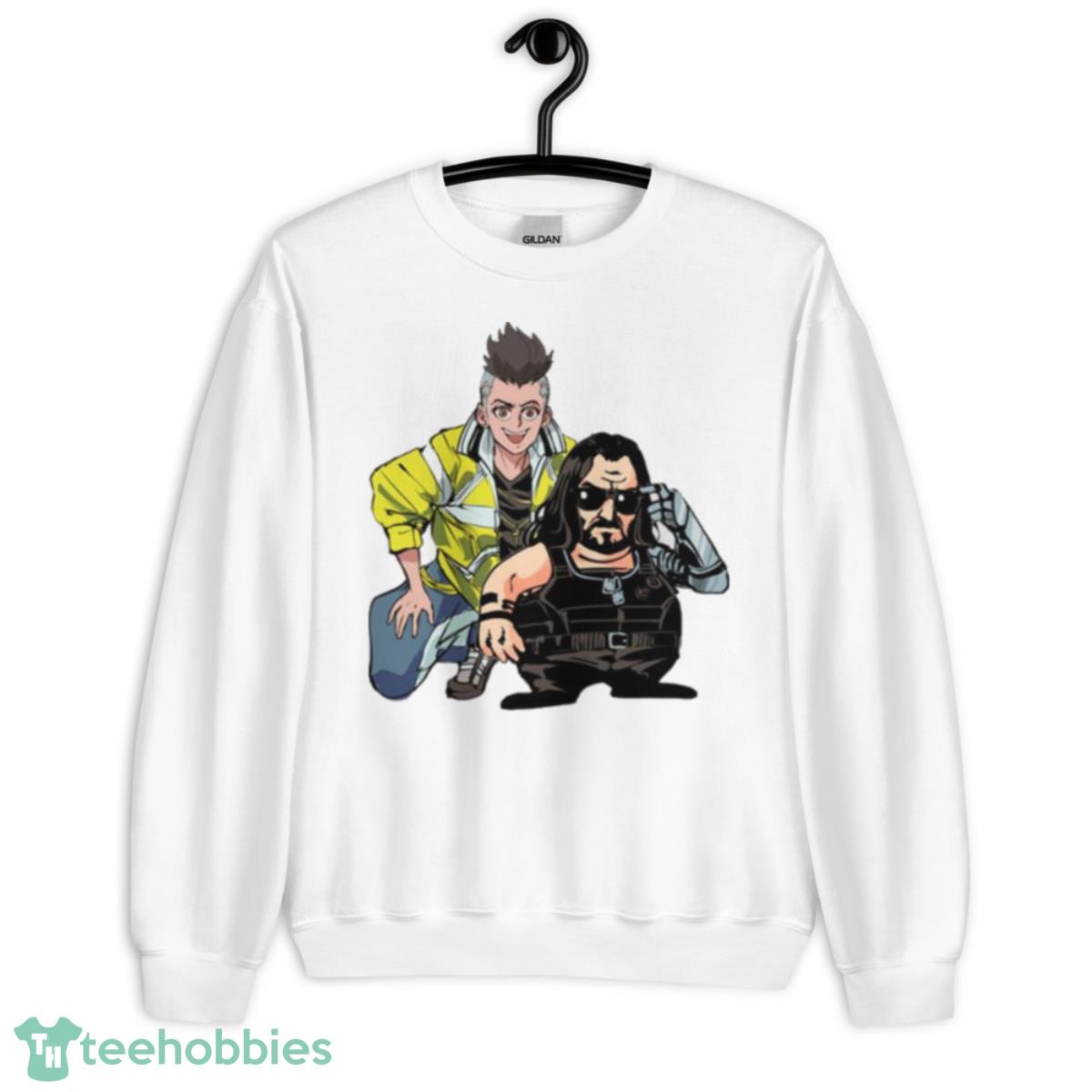 Animated Design Cyberpunk Edgerunners Anime shirt - Unisex Heavy Blend Crewneck Sweatshirt