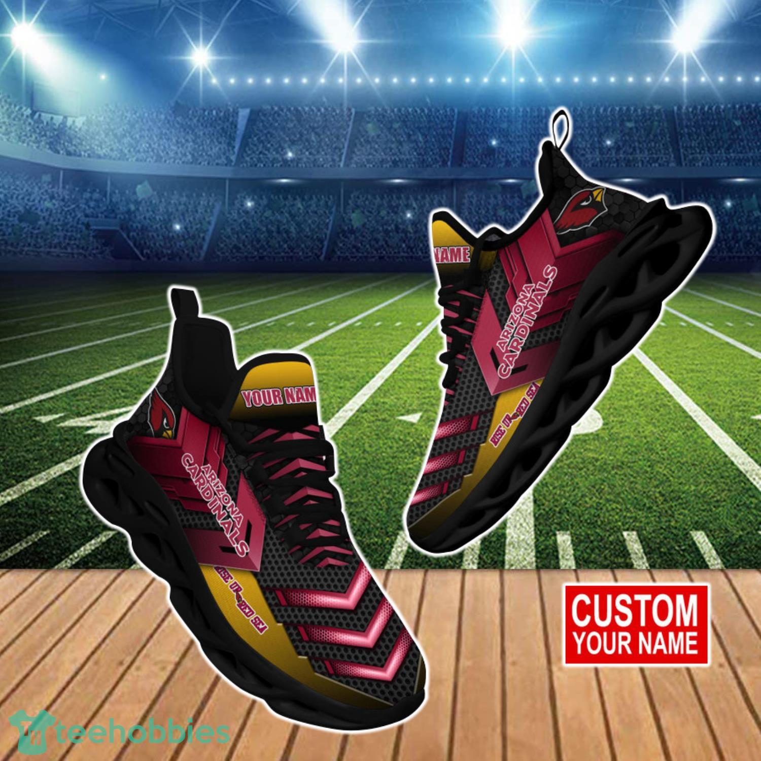 Arizona Cardinals NFL Max Soul Shoes Custom Name For Men Women Product Photo 1