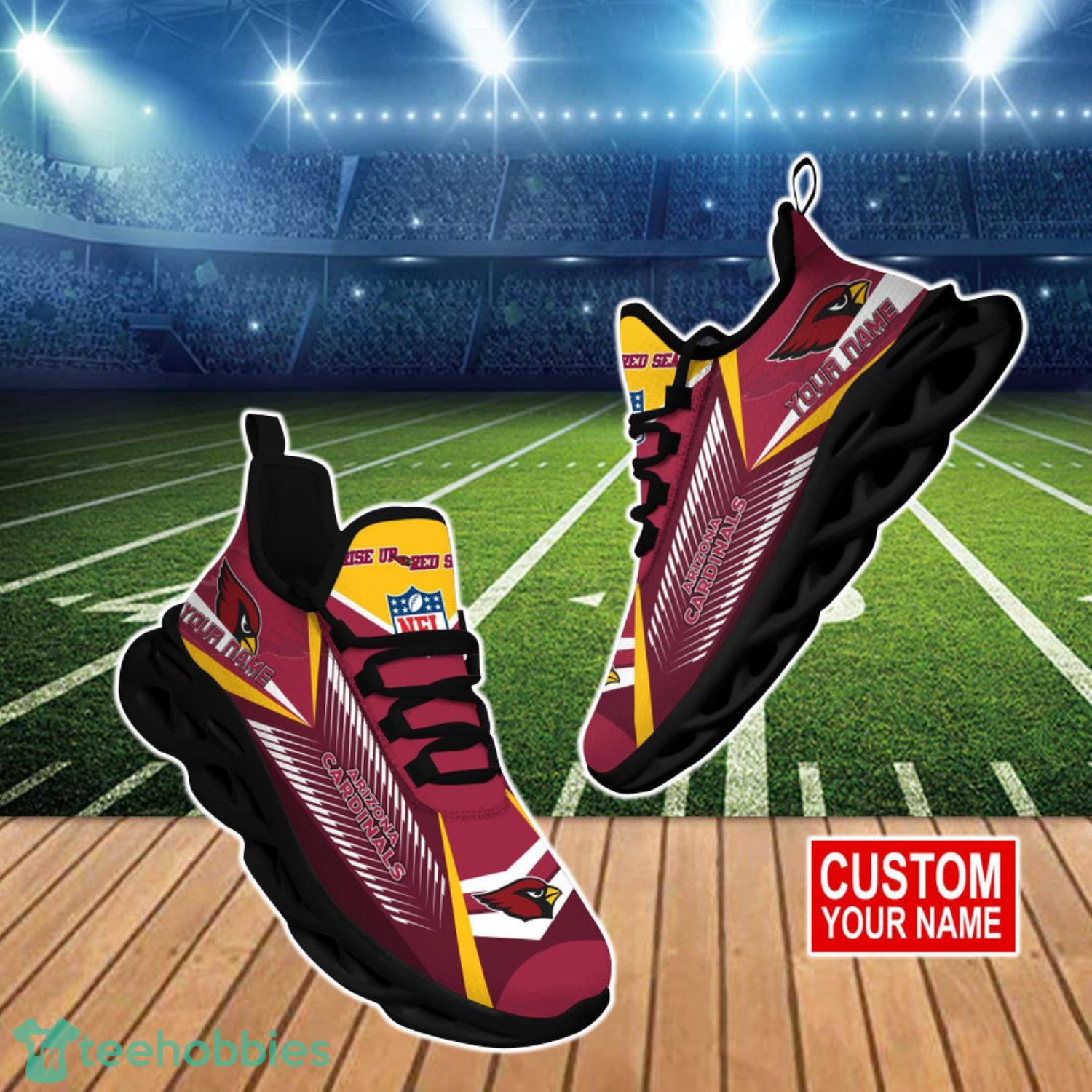 Arizona Cardinals NFL Max Soul Shoes Custom Name Product Photo 1