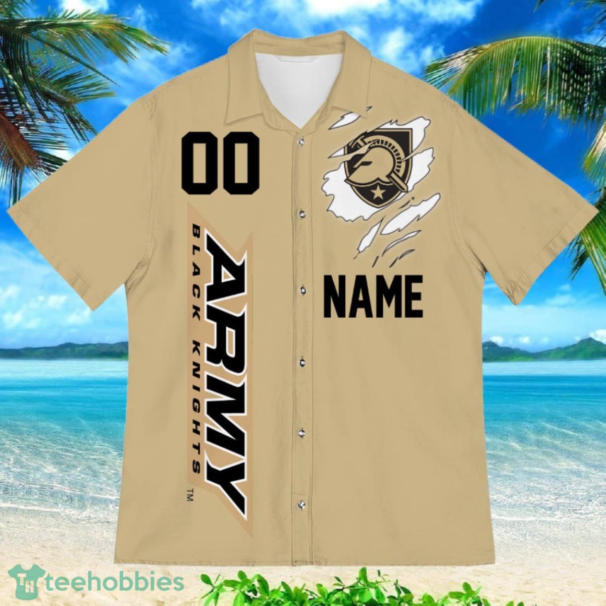 Army Black Knights Sports American Football Hawaiian Shirt Custom Name And Number Product Photo 2