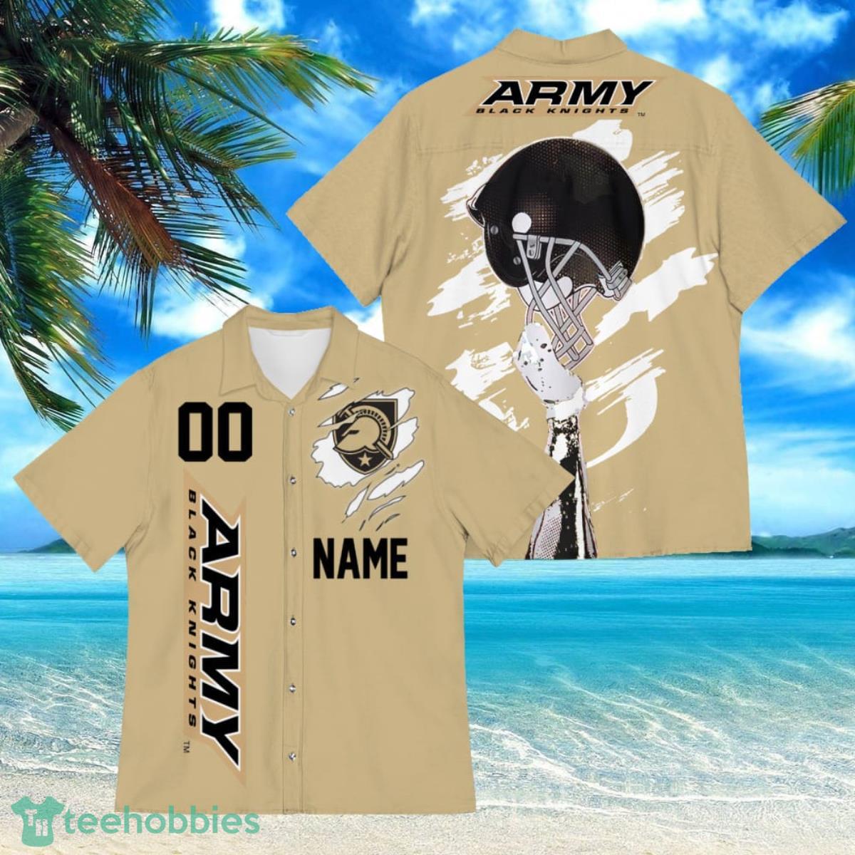Army Black Knights Sports American Football Hawaiian Shirt Custom Name And Number Product Photo 1