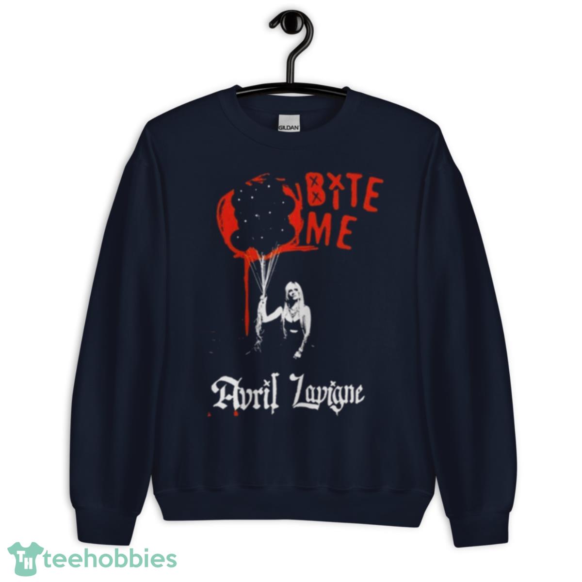 Avril Lavigne Bite Me Europe And UK Tour 2023 Shirt - Unisex Crewneck Sweatshirt-1