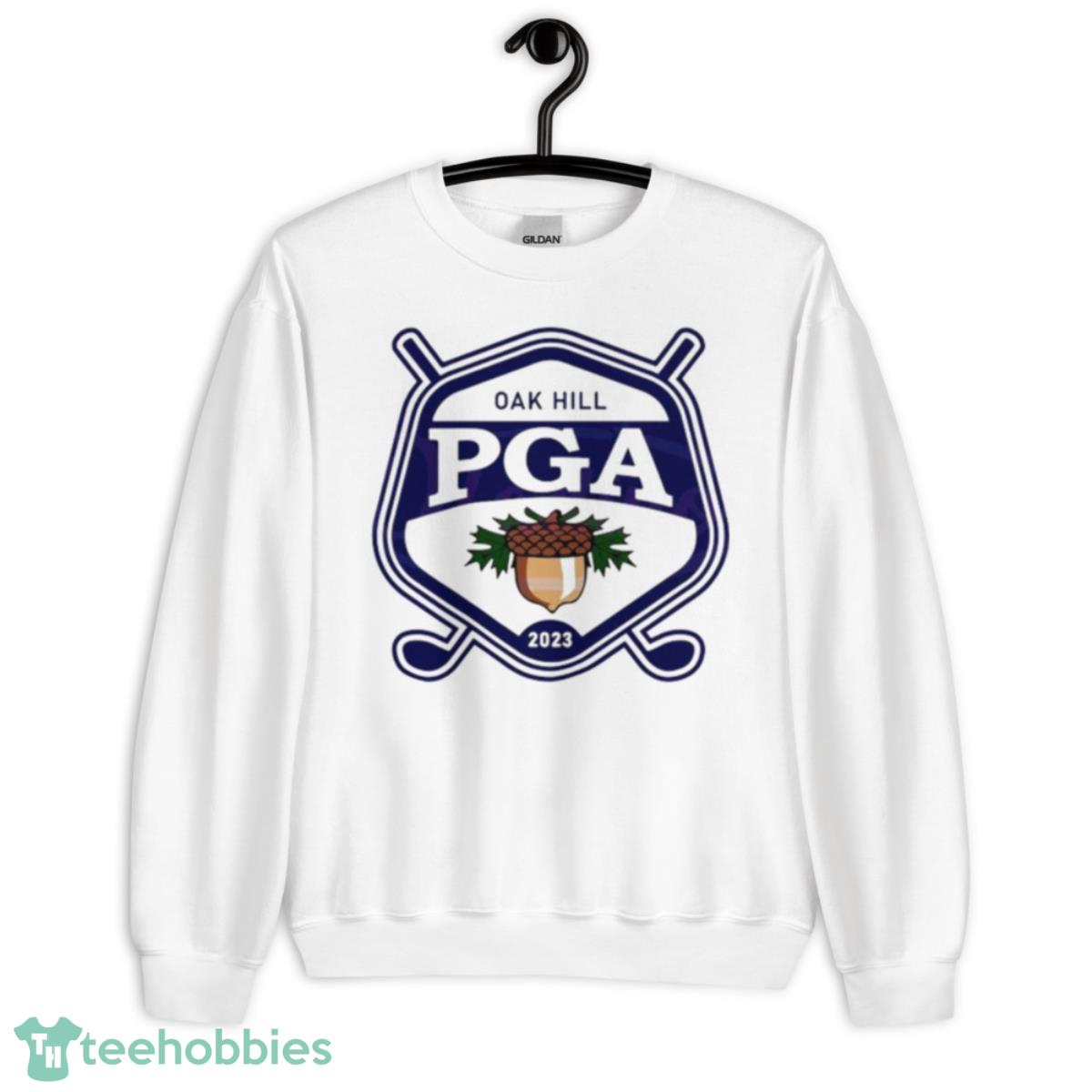 Awesome Oak Hill PGA Golf 2023 Logo Shirt - Unisex Heavy Blend Crewneck Sweatshirt