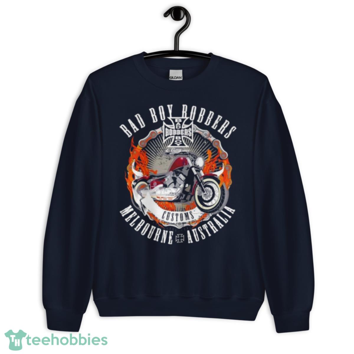 Bad Boy Bobbers Customs Melbourne Australia 2023 Shirt - Unisex Crewneck Sweatshirt-1