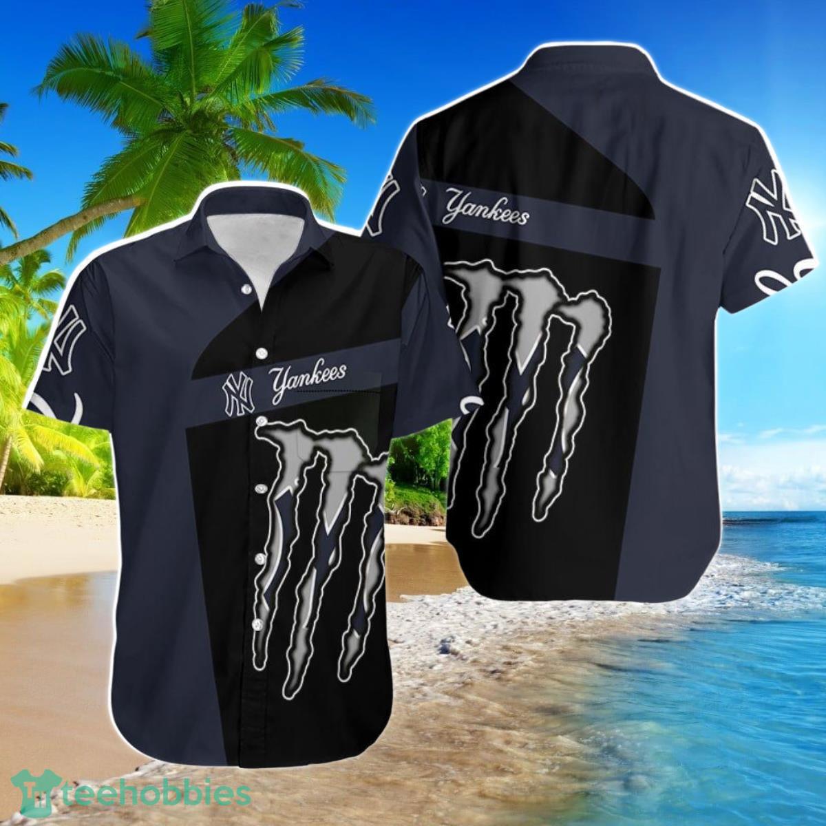 Beach Shirt Monster Energy New York Yankees Hawaiian Shirt For Men Women Product Photo 1