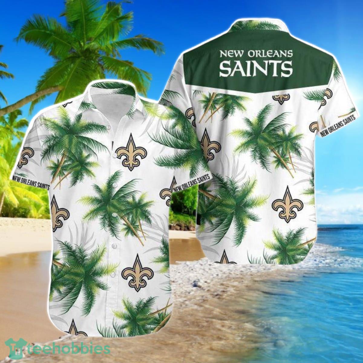 Beach Shirt New Orleans Saints Football Hawaiian Shirt Summer Button Up Shirt For Men Beach Hawaii Shirt Product Photo 1