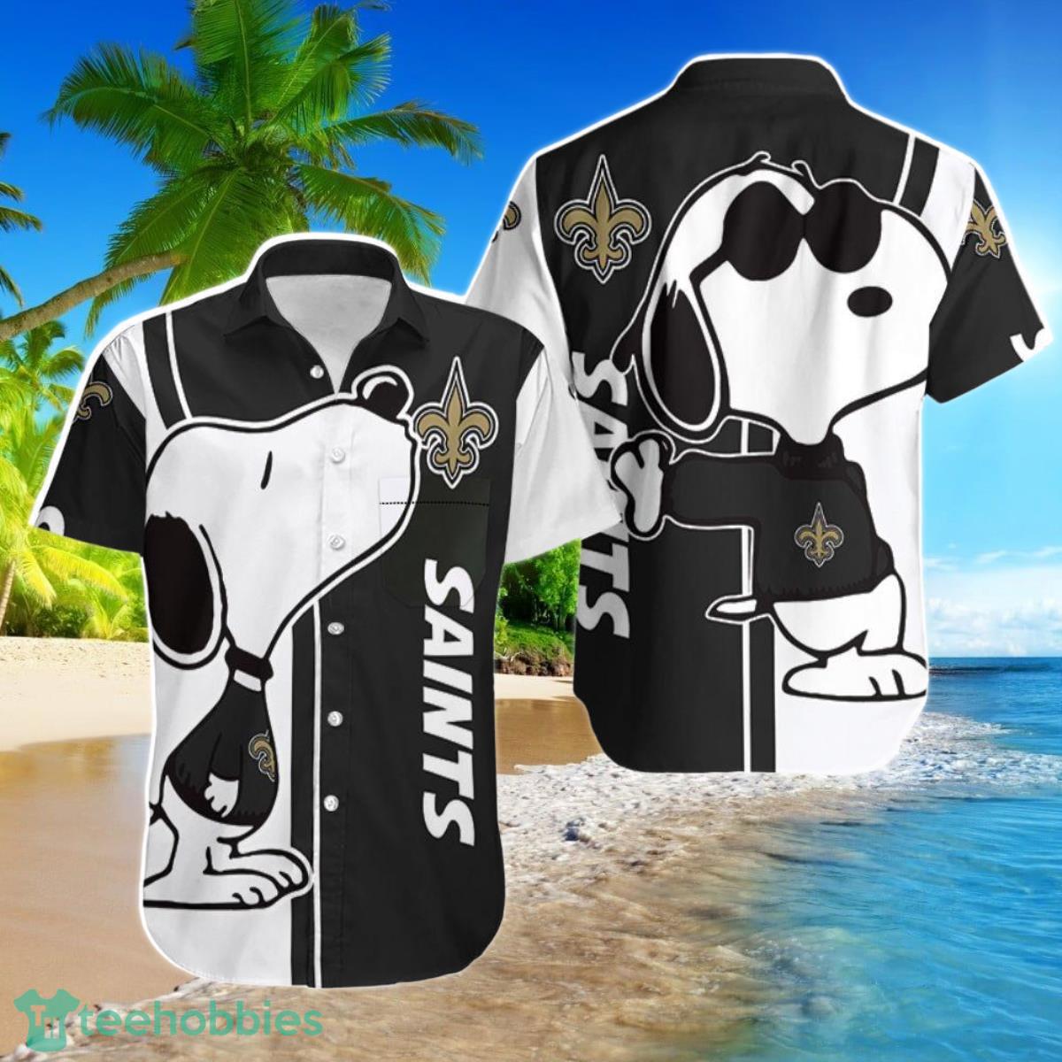 Beach Shirt New Orleans Saints Snoopy Lover 3D Printed Hawaiian Shirt For Men Women Product Photo 1