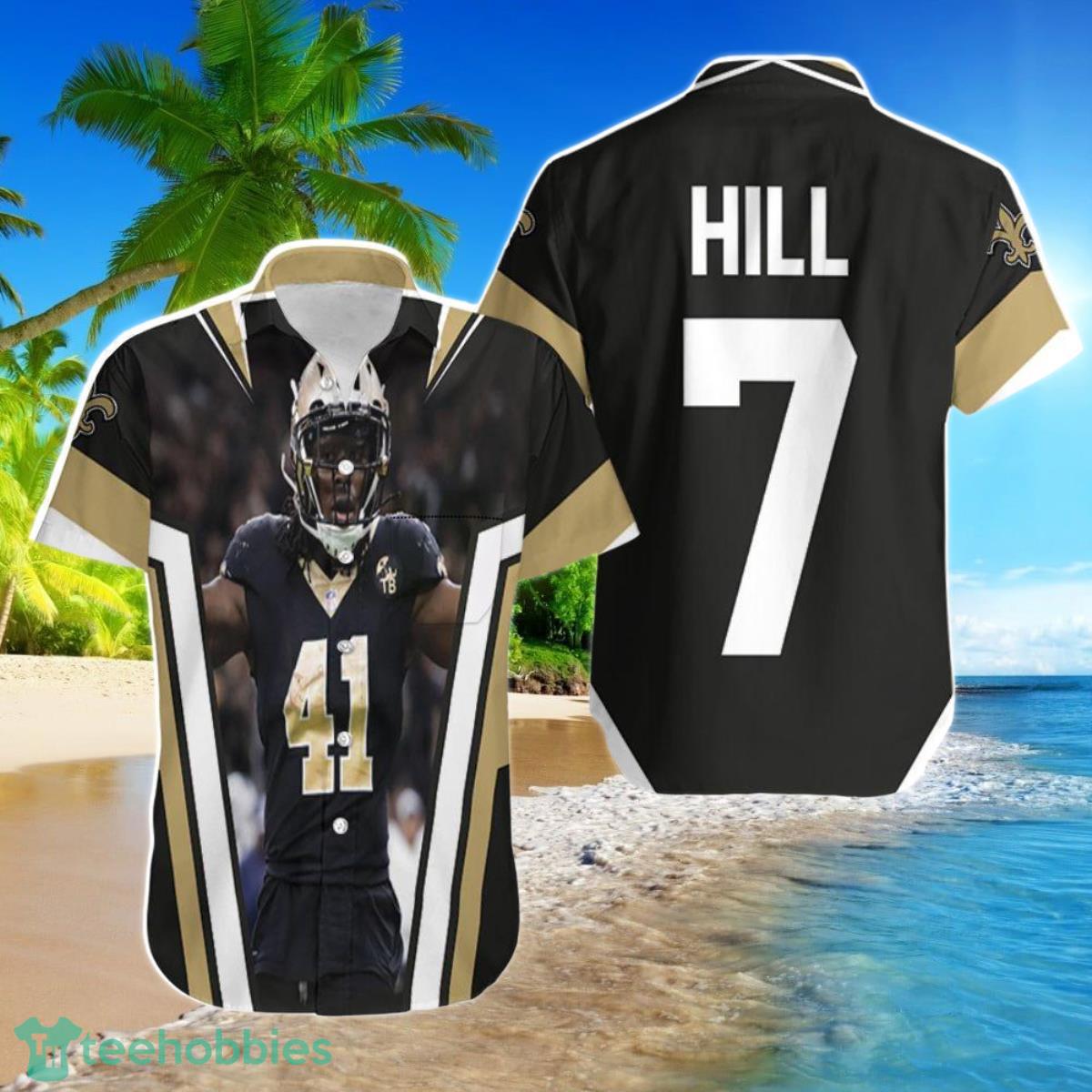 Beach Shirt New Orleans Saints Taysom Hill 7 Legendary Hawaiian Shirt For Men Women Product Photo 1