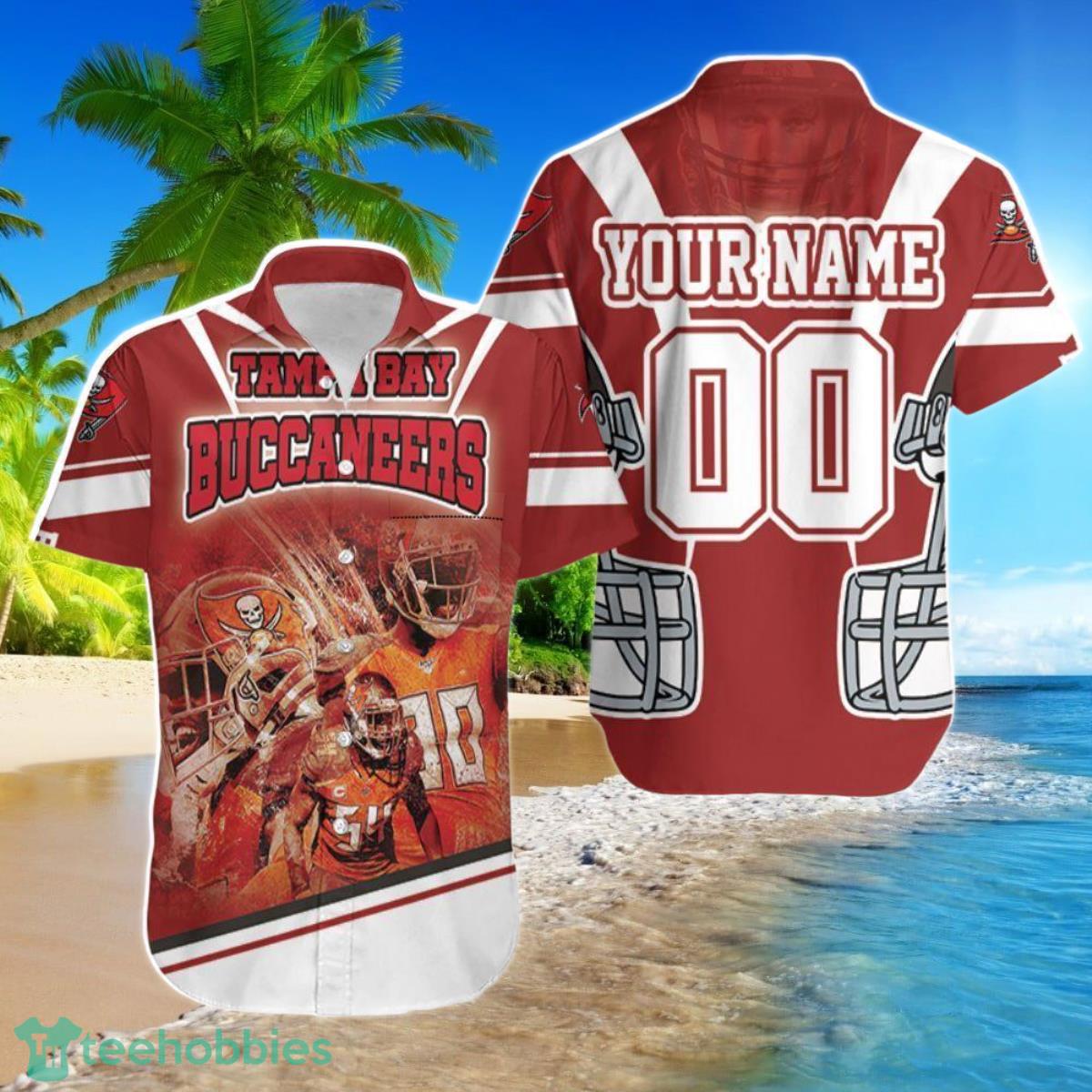 Beach Shirt Nfc South Division Champions Tampa Bay Buccaneers Super Bowl Personalized Hawaiian Shirt For Men Women Product Photo 1