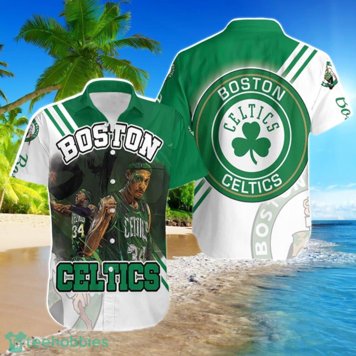 Beach Shirt Paul Pierce 34 Boston Celtics Hawaiian Shirt For Men Women Product Photo 1 Beach Shirt Paul Pierce 34 Boston Celtics Hawaiian Shirt For Men Women Product Photo 1