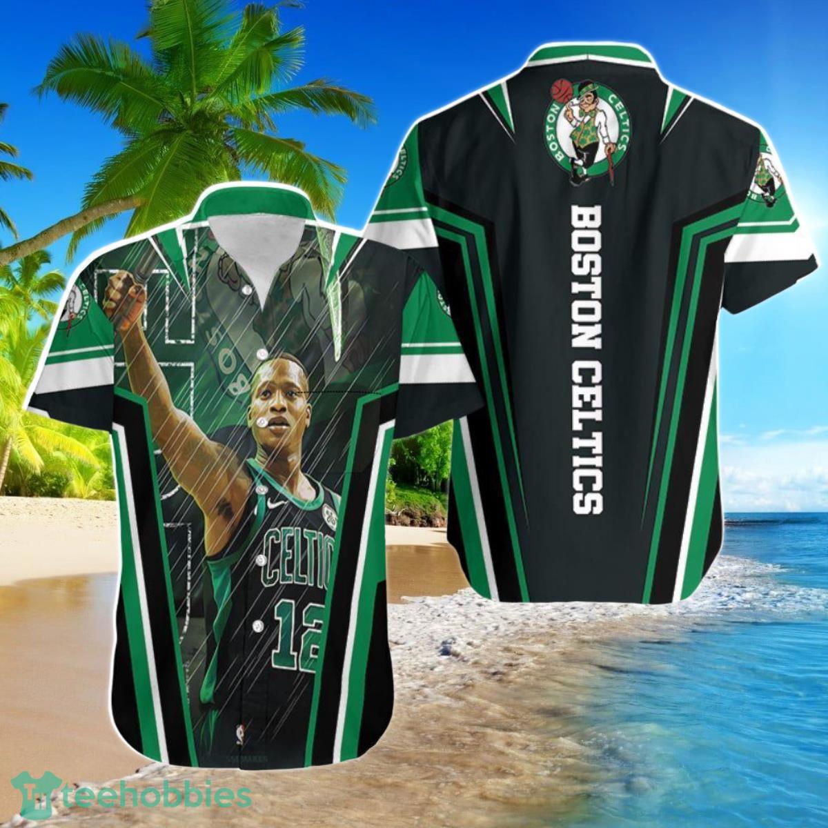 Beach Shirt Scary Terry Rozier 12 Boston Celtics Jason Voorhees Hawaiian Shirt For Men Women Product Photo 1