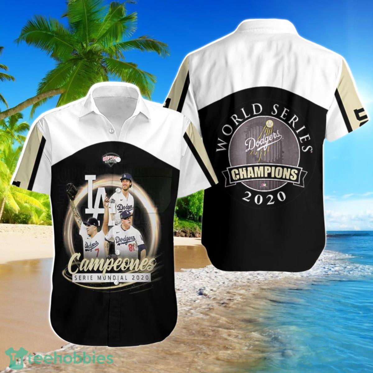 Beach Shirt Serie Mundial Los Angeles Dodgers Campeones Hawaiian Shirt For Men Women Product Photo 1 Beach Shirt Serie Mundial Los Angeles Dodgers Campeones Hawaiian Shirt For Men Women Product Photo 1