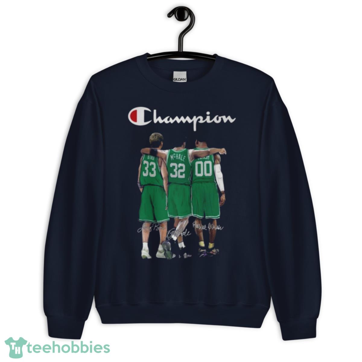 Biru Mchale And Parish Champions 2023 Signatures Shirt - Unisex Crewneck Sweatshirt-1