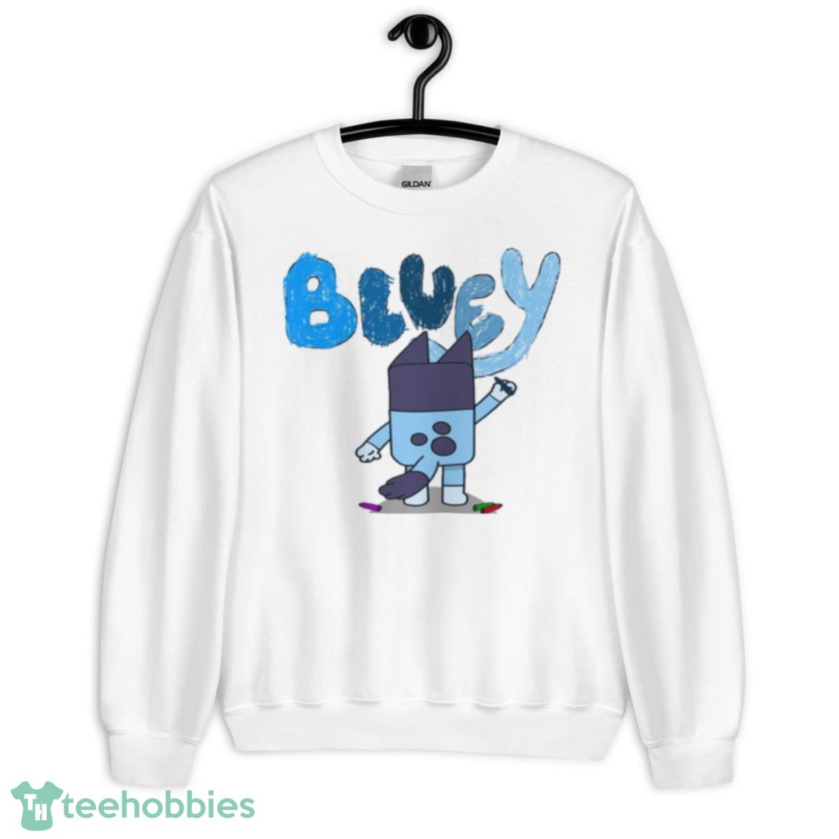 Bluey Is Drawing shirt - Unisex Heavy Blend Crewneck Sweatshirt
