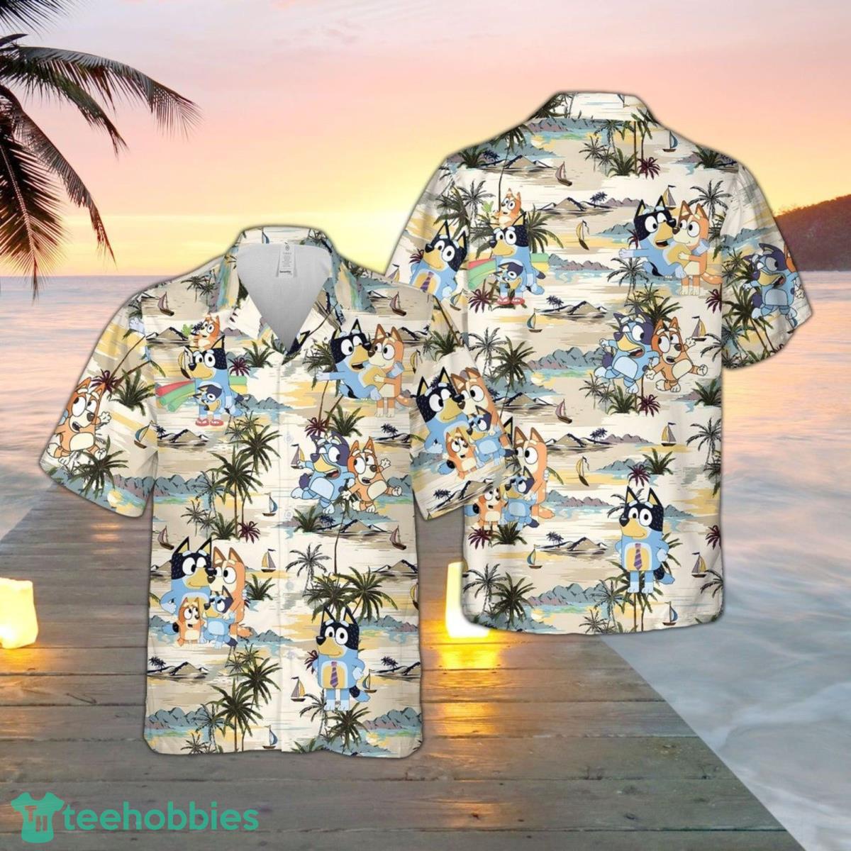 BlueyDad And Bingo Hawaiian Shirt Best Gift For Men And Women