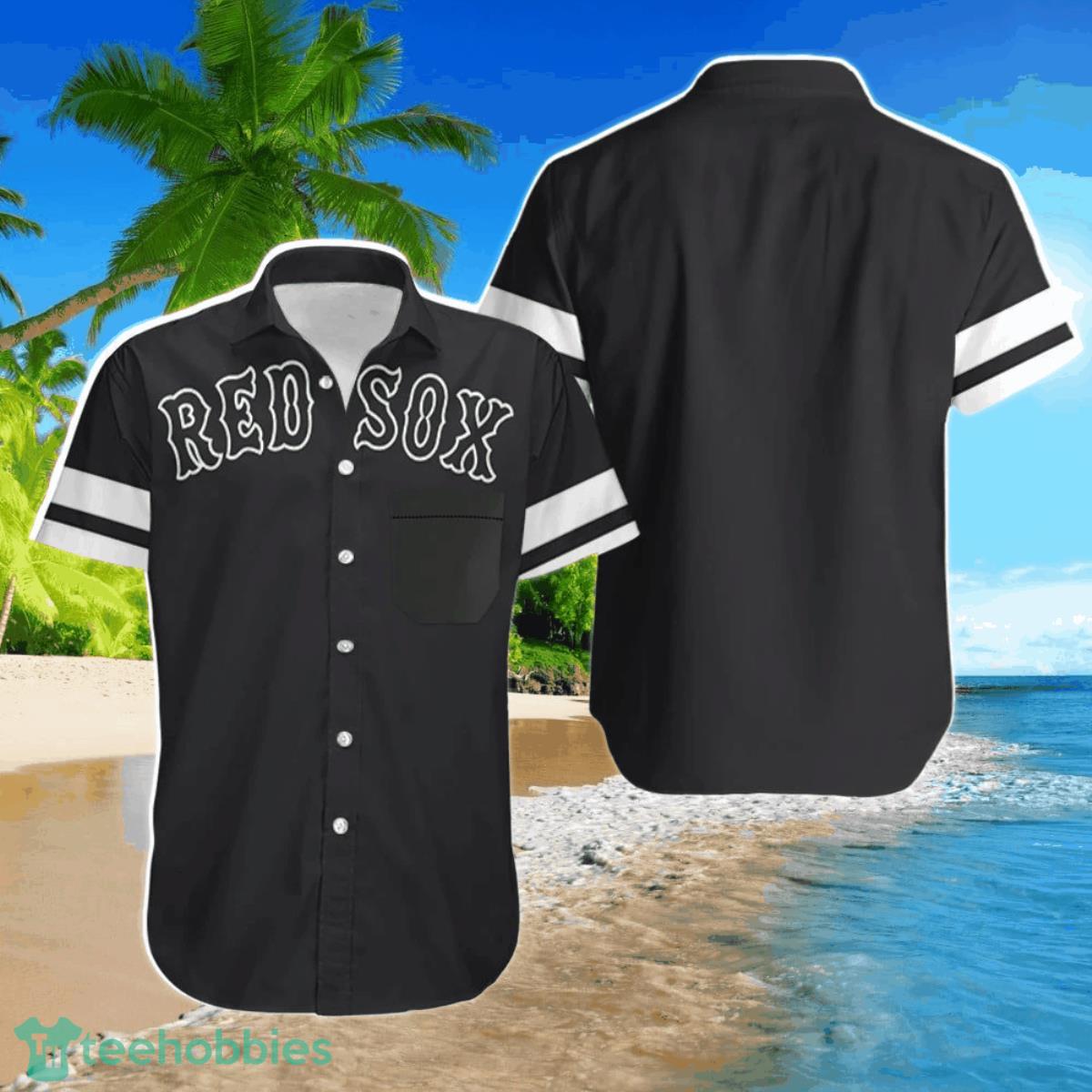 Boston Red Sox Black 2019 Jersey Inspired Style Hawaiian Shirt For Men Women Combo Beach Product Photo 1