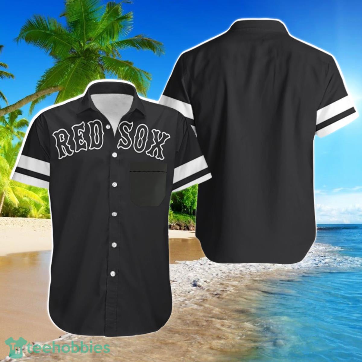 Boston Red Sox Black 2019 Jersey Inspired Style Hawaiian Shirt For Men Women Product Photo 1