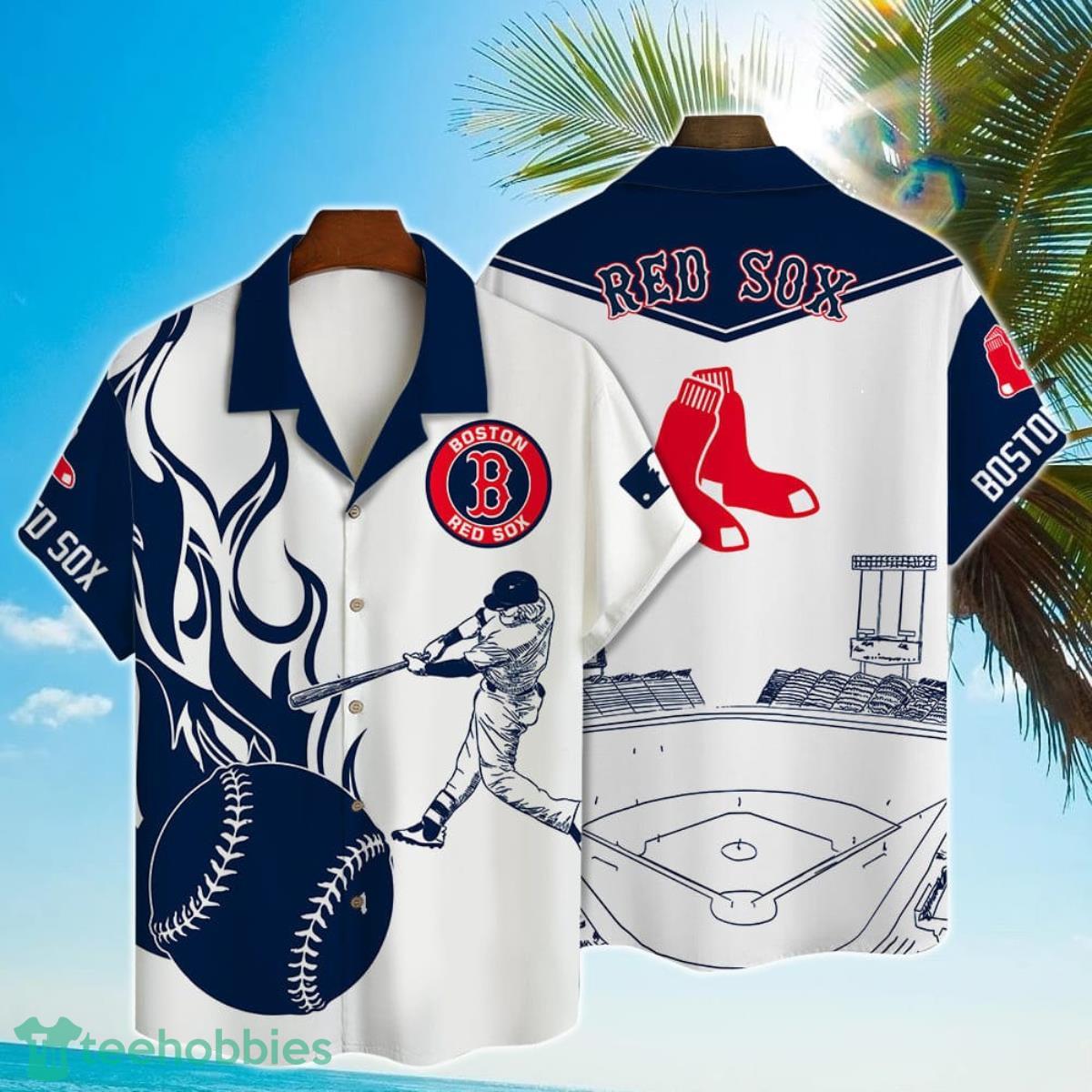 Boston Red Sox Major League Baseball 3D Print Hawaiian Shirt For Men Women Product Photo 1