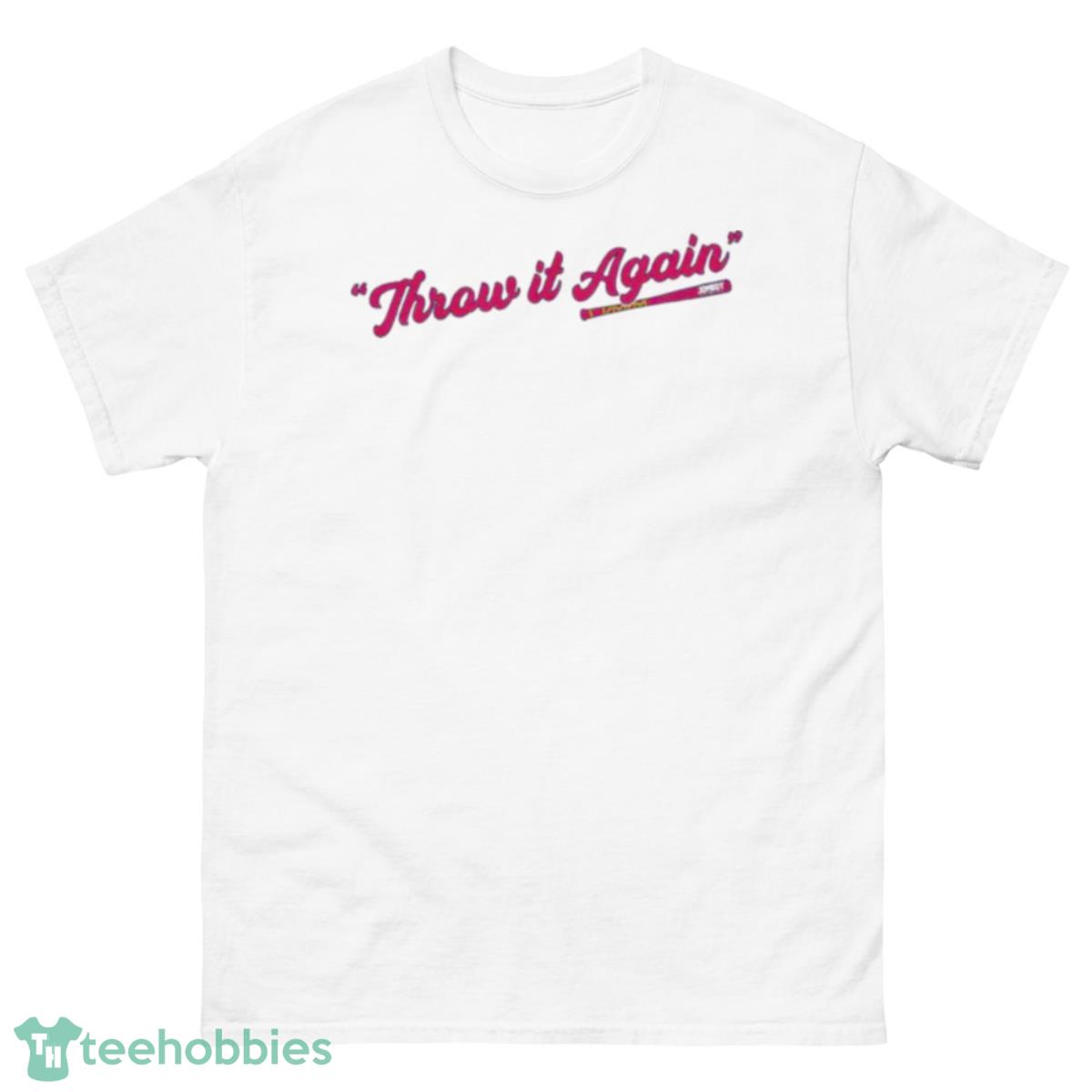 Braves Throw It Again Shirt - 500 Men’s Classic Tee Gildan