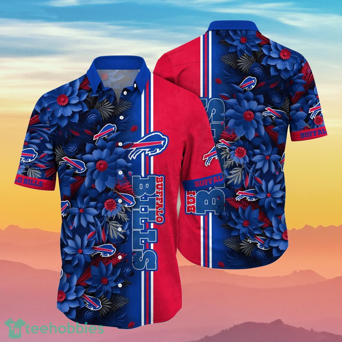 Buffalo Bills NFL Flower Hawaiian Shirt Best Gift For Fans Product Photo 1