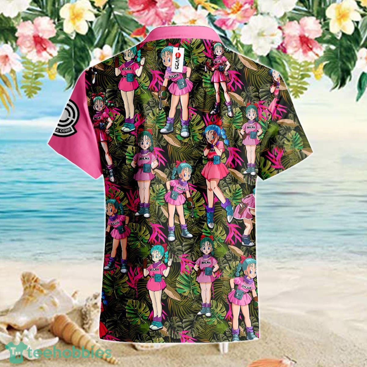 Bulma Hawaiian Shirt Anime Merch Clothes Ideal Gift For Men Women Fans Product Photo 2