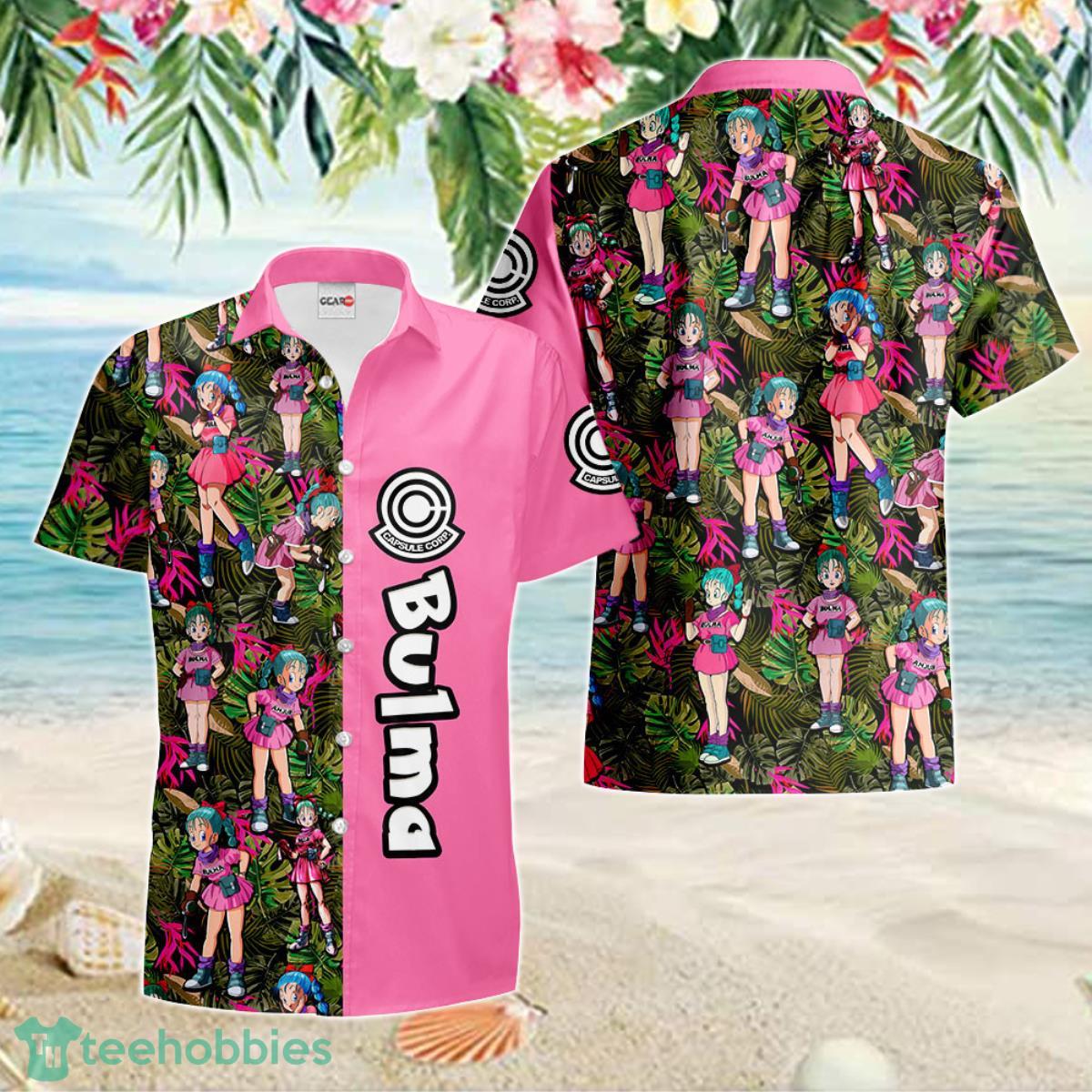 Bulma Hawaiian Shirt Anime Merch Clothes Ideal Gift For Men Women Fans Product Photo 1