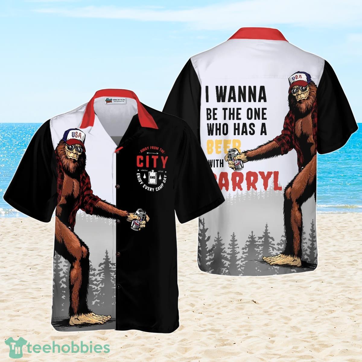 Camping  Drunk With Darryl Hawaiian Shirt For Men And Women Product Photo 1