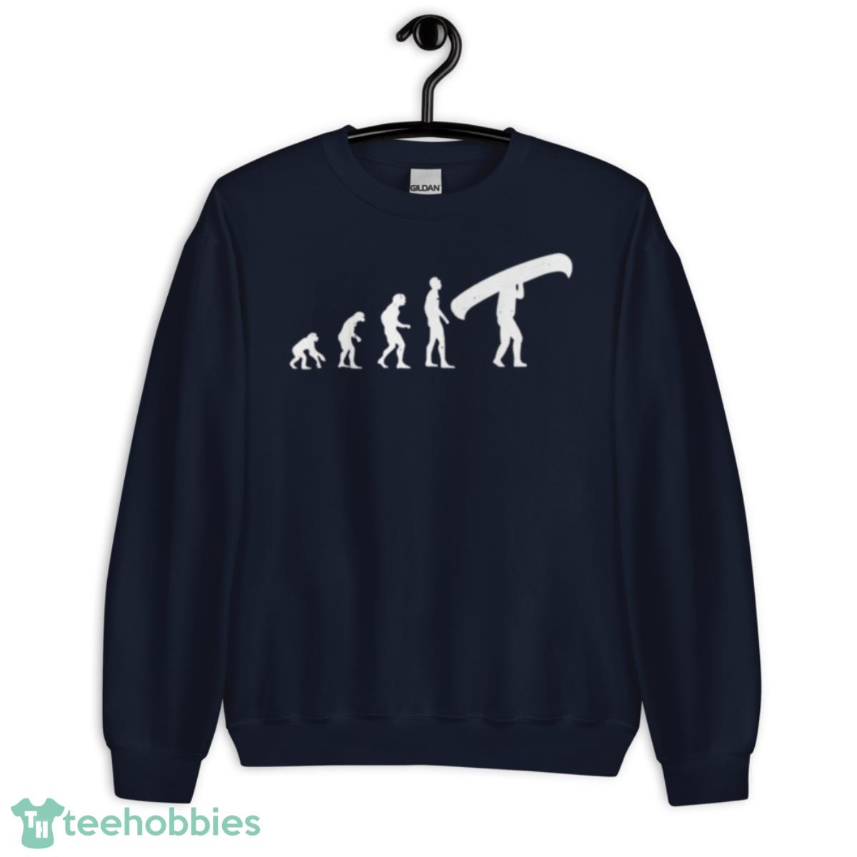 Canoe Evolution Shirt - Unisex Crewneck Sweatshirt-1