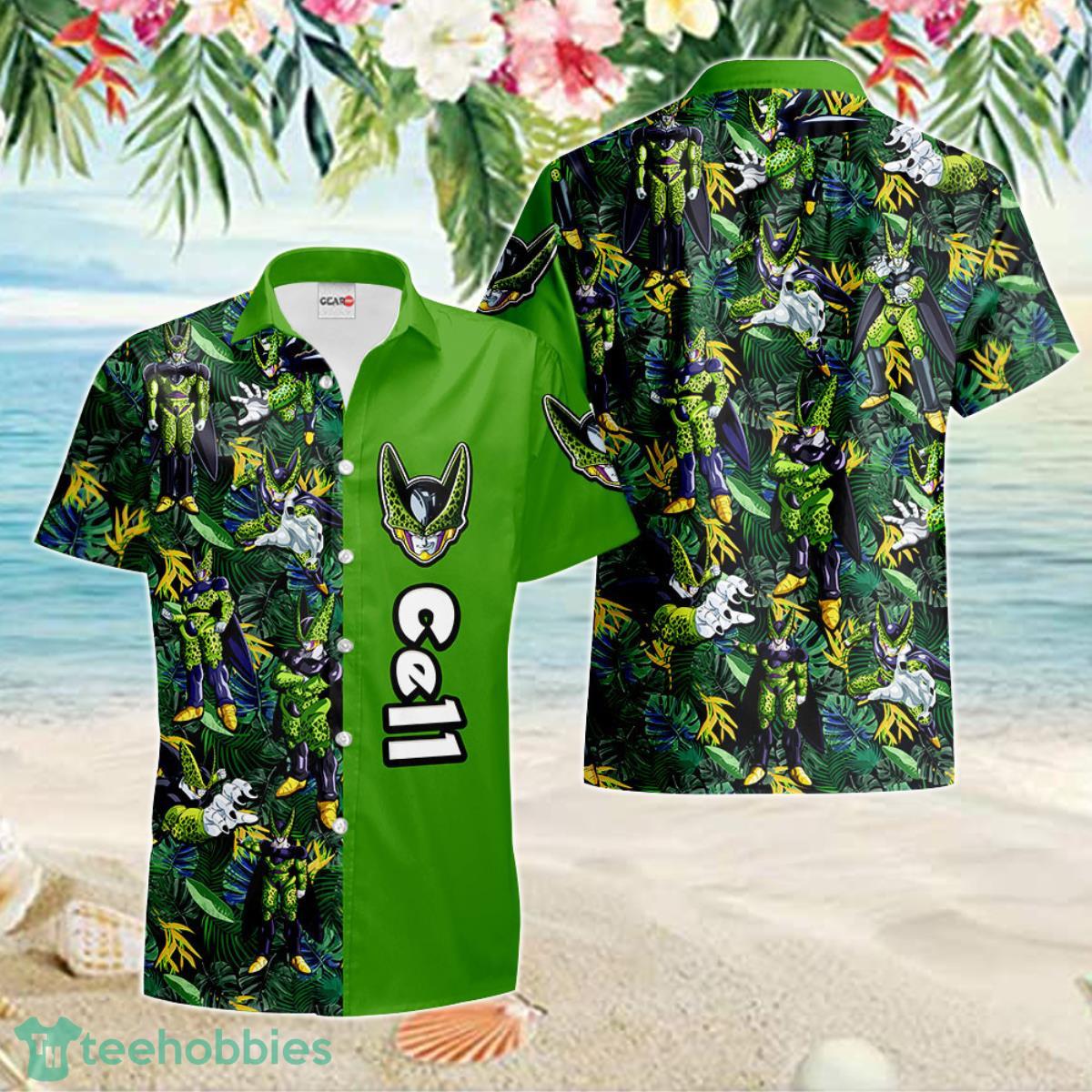 Cell Hawaiian Shirt Anime Merch Clothes Special Gift For Men Women Fans Product Photo 1
